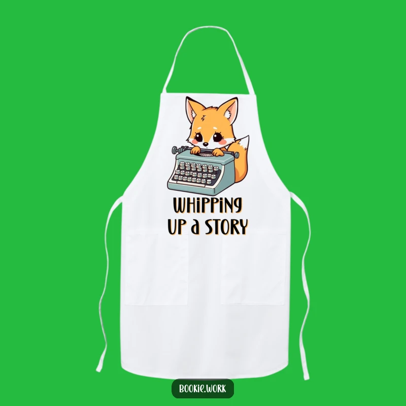 Funny Fox Writer Apron: Inspired Cook's Companion, Great Kitchen Gift