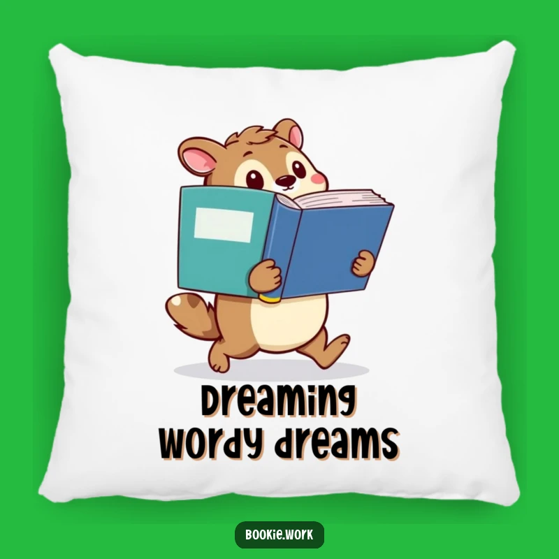 Funny Study Buddy Pillow: Animal's Dictionary Quest Comfort