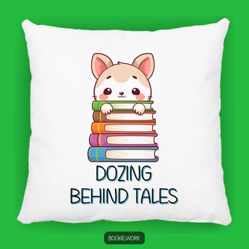 Funny Shy Animal Pillow - Cozy Up with Your Books!