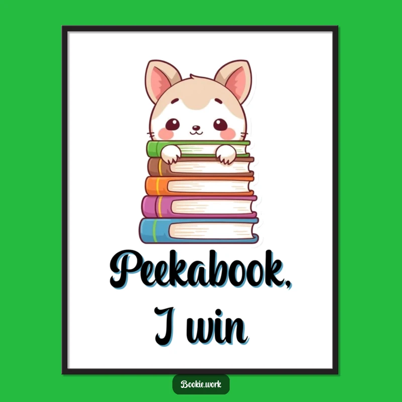 Funny Shy Animal Art Print - Quiet Charm for Your Space!