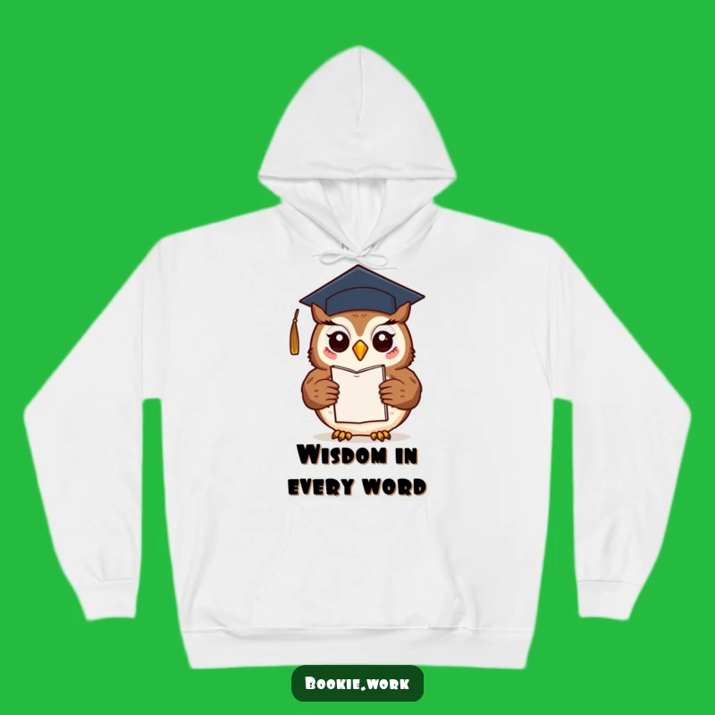 Funny Owl Graduate Hoodie: Cozy Author's Sweatshirt, Perfect Achievement Gift