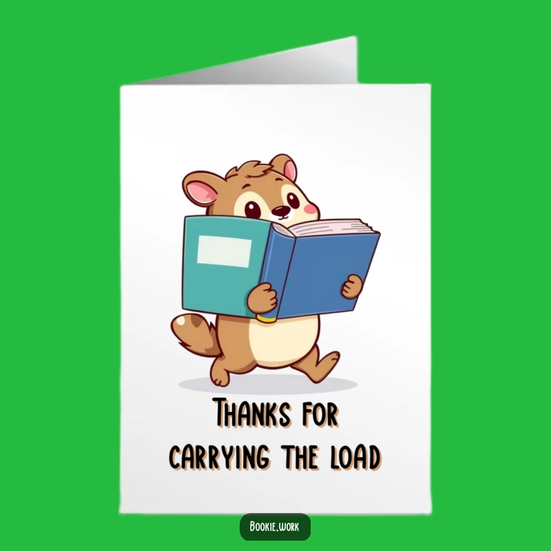 Free Printable Thank You Card: Dictionary Animal, Funny Downloadable Gift