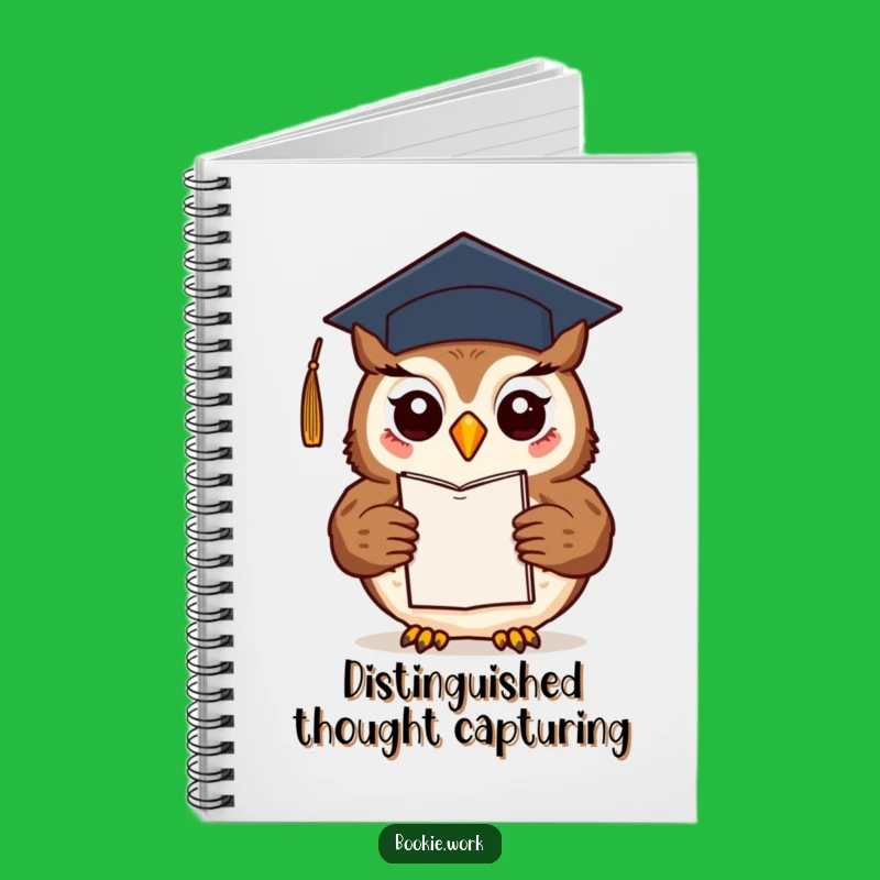 Funny Owl Graduate Notebook: Author's Journal, Perfect Achievement Gift
