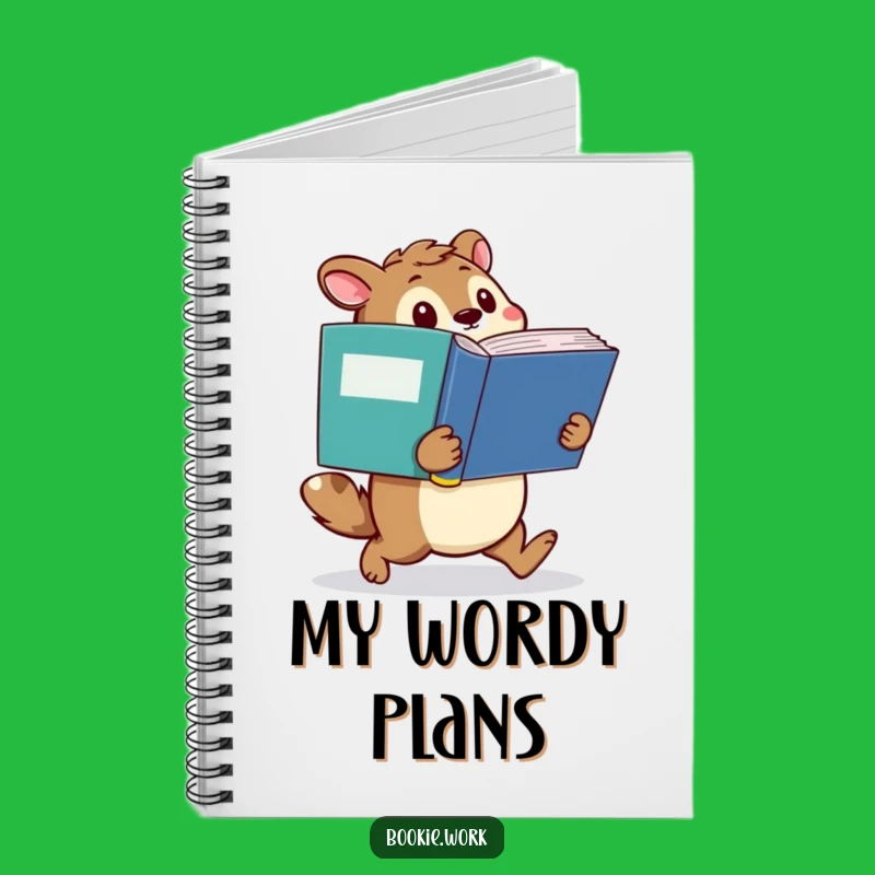 Funny Notebook: Determined Animal's Giant Dictionary Design