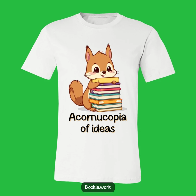 Funny Squirrel Manuscript T-Shirt: Organized Writer's Tee, Great Gift